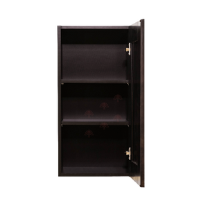 Anchester Espresso Wall Cabinet 1 Door 2 Adjustable Shelves 30-inch Height