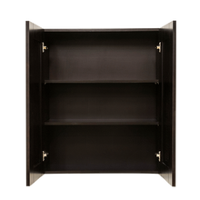 Load image into Gallery viewer, Anchester Espresso Wall Cabinet 2 Doors 2 Adjustable Shelves