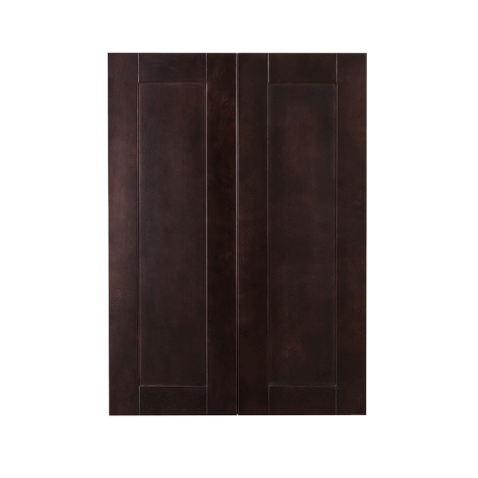 Anchester Espresso Wall Cabinet 2 Doors 3 Adjustable Shelves