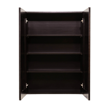 Load image into Gallery viewer, Anchester Espresso Wall Cabinet 2 Doors 3 Adjustable Shelves