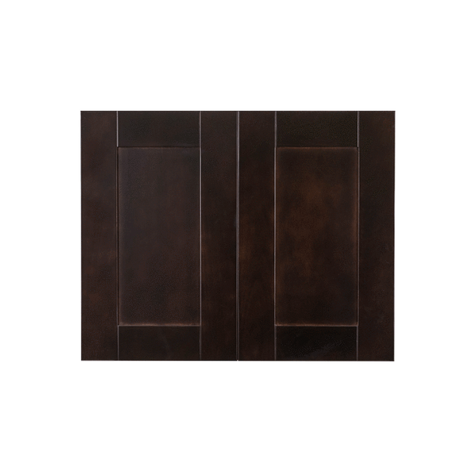 Anchester Espresso Wall Cabinet 2 Doors 1 Adjustable Shelf