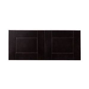 Anchester Espresso Wall Cabinet 2 Doors No Shelf 24inch Depth