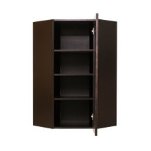 Load image into Gallery viewer, Anchester Espresso Wall Diagonal Corner 1 Door 3 Adjustable Shelves