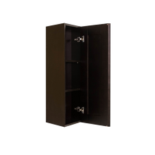 Load image into Gallery viewer, Anchester Espresso Wall End Angle Cabinet 1 Door 2 or 3 Shelves