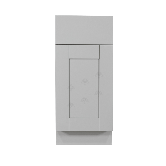 Anchester Gray Base Cabinet 1 Drawer 1 Door 1 Adjustable Shelf