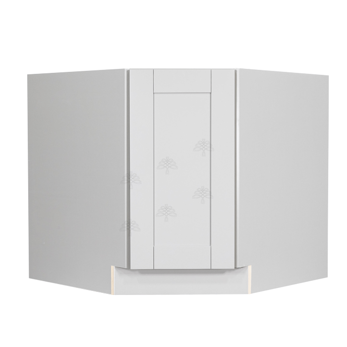 Anchester Gray Base Diagonal Cabinet 1 Door 1 Adjustable Shelf