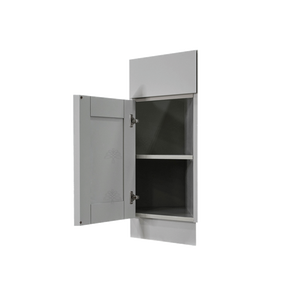 Anchester Gray Base End Angle Cabinet 1 Fake Drawer 1 Door 1 Adjustable Shelf (Left)