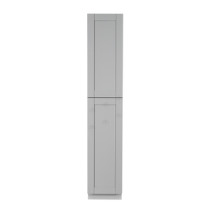 Anchester Gray Tall Pantry 1 Upper Door and 1 Lower Door