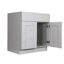 Load image into Gallery viewer, Anchester Gray Sink Base Cabinet 1 Dummy Drawer 2 Doors