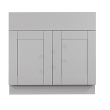 Load image into Gallery viewer, Anchester Gray Sink Base Cabinet 2 Dummy Drawer 2 Doors