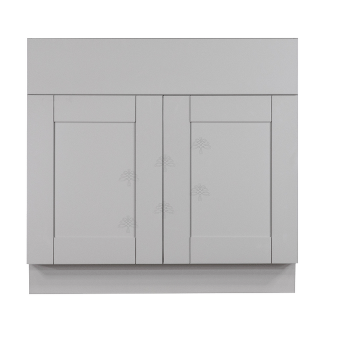 Anchester Gray Sink Base Cabinet 2 Dummy Drawer 2 Doors