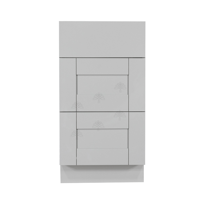 Anchester Gray Vanity Drawer Base Cabinet 3 Drawers