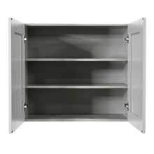 Load image into Gallery viewer, Anchester Gray Wall Cabinet 2 Doors 2 Adjustable Shelves With 30-inch Height