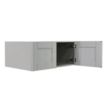 Load image into Gallery viewer, Anchester Gray Wall Cabinet 2 Doors No Shelf 24inch Depth