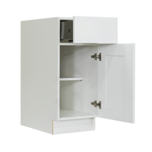 Load image into Gallery viewer, Anchester White Base Cabinet 1 Drawer 1 Door 1 Adjustable Shelf