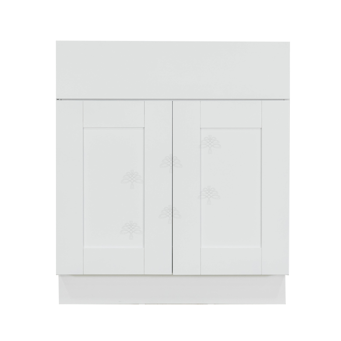 Anchester White Base Cabinet 1 Drawer 2 Doors 1 Adjustable Shelf