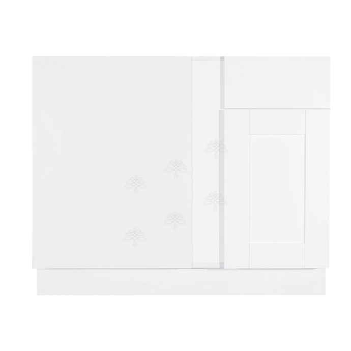 Anchester White Base Blind Corner Cabinet 1 Drawer 1 Door