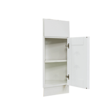 Load image into Gallery viewer, Anchester White Base End Angle Cabinet 1 Fake Drawer 1 Door Adjustable Shelf (Right)