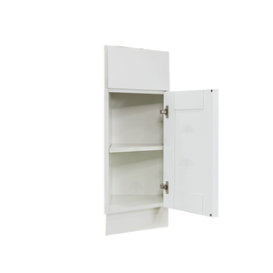 Anchester White Base End Angle Cabinet 1 Fake Drawer 1 Door Adjustable Shelf (Right)
