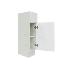 Load image into Gallery viewer, Anchester White Base End Angle Cabinet 1 Fake Drawer 1 Door Adjustable Shelf (Right)