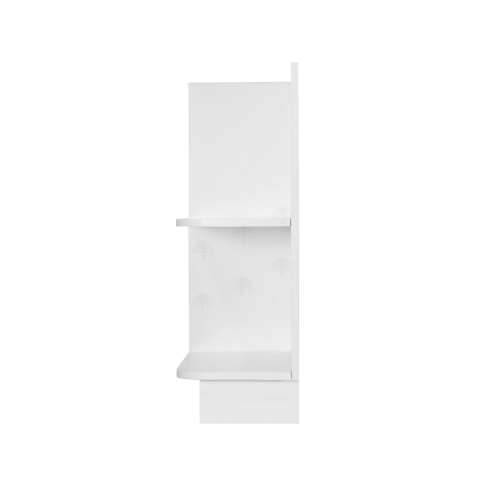 Anchester White Base Open End Shelf 12 inch No Door 1 Fixed Shelf (Left)