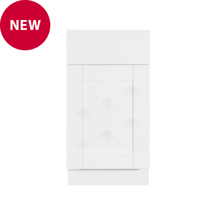 Anchester Series White Shaker Basket Cabinet