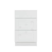 Load image into Gallery viewer, Anchester White Vanity Drawer Base Cabinet 3 Drawers