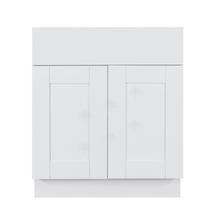 Load image into Gallery viewer, Anchester White Vanity Sink Base Cabinet 1 Dummy Drawer 2 Doors