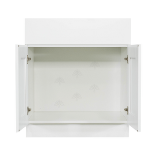 Anchester White Vanity Sink Base Cabinet 1 Dummy Drawer 2 Doors