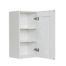 Load image into Gallery viewer, Anchester White Wall Cabinet 1 Door 2 Adjustable Shelves