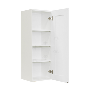 Anchester White Wall Cabinet 1 Door 3 Adjustable Shelves