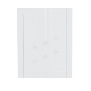 Anchester White Wall Cabinet 2 Doors 3 Adjustable Shelves