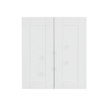 Load image into Gallery viewer, Anchester White Wall Cabinet 2 Doors 2 Adjustable Shelves With 30-inch Height