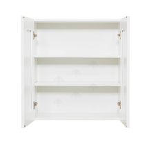 Load image into Gallery viewer, Anchester White Wall Cabinet 2 Doors 2 Adjustable Shelves With 30-inch Height