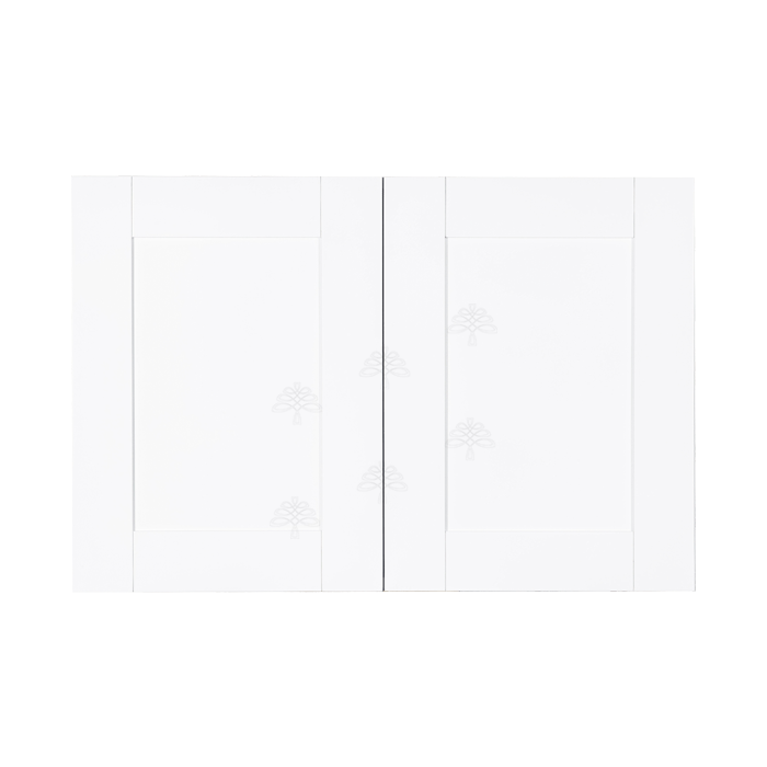 Anchester White Wall Cabinet 2 Doors 1 Adjustable Shelf 24inch Depth