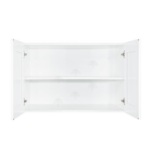 Load image into Gallery viewer, Anchester White Wall Cabinet 2 Doors 1 Adjustable Shelf 24inch Depth