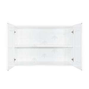 Anchester White Wall Cabinet 2 Doors 1 Adjustable Shelf 24inch Depth