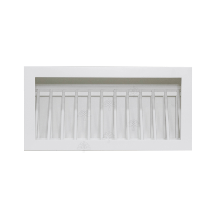 Anchester White Wall Dish Holder Cabinet