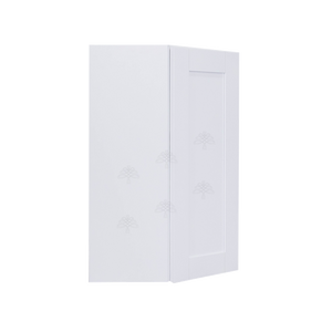 Anchester White Wall Diagonal Corner 1 Door 2 Adjustable Shelves