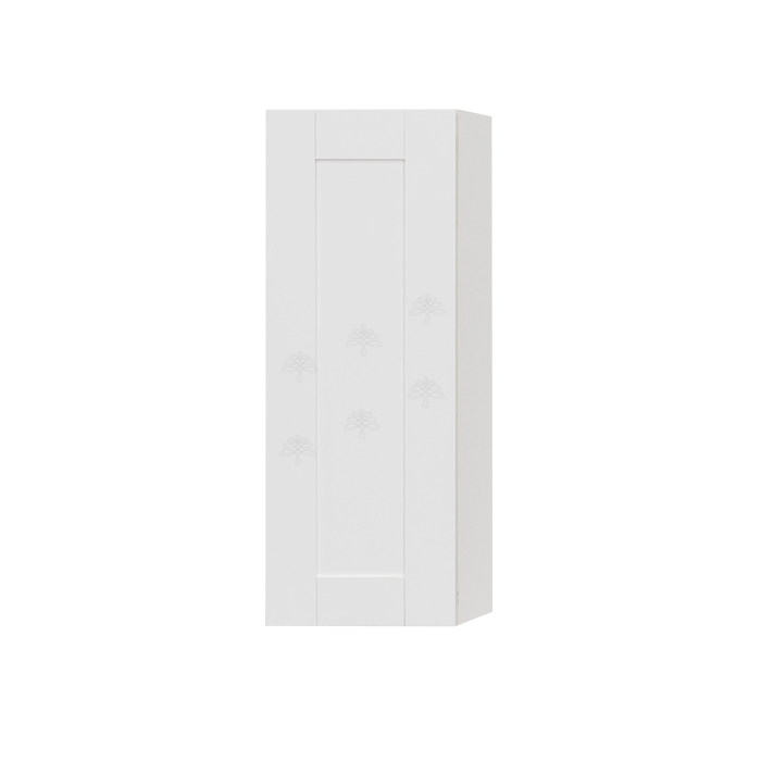 Anchester White Wall End Angle Cabinet 1 Door 2 or 3 Shelves