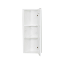 Load image into Gallery viewer, Anchester White Wall End Angle Cabinet 1 Door 2 or 3 Shelves