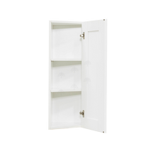 Load image into Gallery viewer, Anchester White Wall End Angle Cabinet 1 Door 2 or 3 Shelves