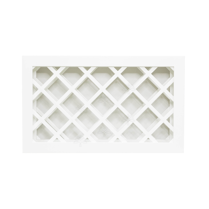 Anchester White Wall Wine Rack Cabinet