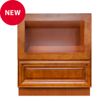 Load image into Gallery viewer, Cambridge Series Chestnut Finish Base Microwave with Drawer Cabinet