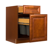 Load image into Gallery viewer, Cambridge Series Chestnut Finish Base Waste Basket Cabinet