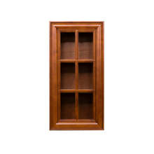 Load image into Gallery viewer, Cambridge Wall Mullion Door Cabinet 1 Door 2 Adjustable Shelves 30 Inch Height Glass Not Included