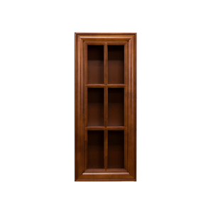Cambridge Wall Mullion Door Cabinet 1 Door 2 Adjustable Shelves Glass Not Included