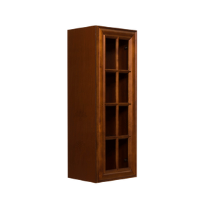 Cambridge Wall Mullion Door Cabinet 1 Door 3 Adjustable Shelves Glass Not Included