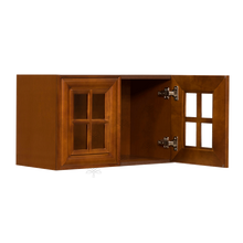 Load image into Gallery viewer, Cambridge Wall Mullion Door Cabinet 2 Doors No Shelf Glass Not Included