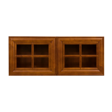 Load image into Gallery viewer, Cambridge Wall Mullion Door Cabinet 2 Doors No Shelf 24 Inch Depth Glass Not Included